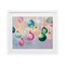 Stupell Industries Bright Pastel Ornaments Framed Print Under Glass, design by Arlington Prints